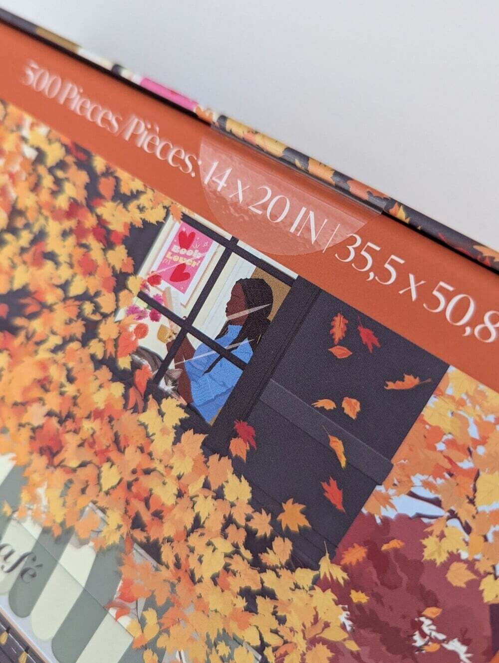 NEW IN BOX Hobbry "Meet Cute" Autumn/Fall Cafe Scene 500-Piece Puzzle - Picture 6 of 7